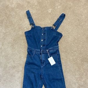 Cello denim flare overalls. Size M.